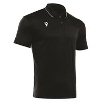 Draco Hero Polo BLK/WHT XXL Poloskjorte i elastisk stoff