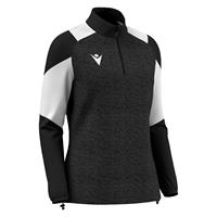 Chantico 1/4 Zip Top Wmn BLK/WHT L Teknisk treningsgenser til dame