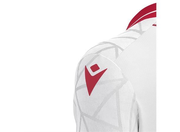 CERBERUS ECO shirt WHT/RED 3XS Teknisk kamp og treningsdrakt - Unisex 