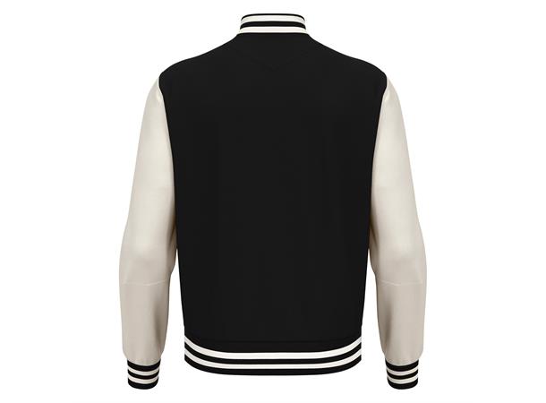Fiddle varsity college BLK/WHT 3XS Collegejakke - Unisex 
