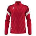 Starfall 1/4 zip RED/WHT L Treningstopp - Unisex