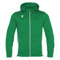 Freyr Hoody Full Zip Top GRN L Overtrekksjakke - Unisex